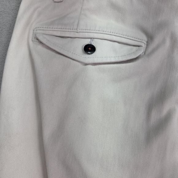 Kato The Axe Slim Pants Mens 34 Light Grey Chino Stretch Casual Made USA - Picture 4 of 13